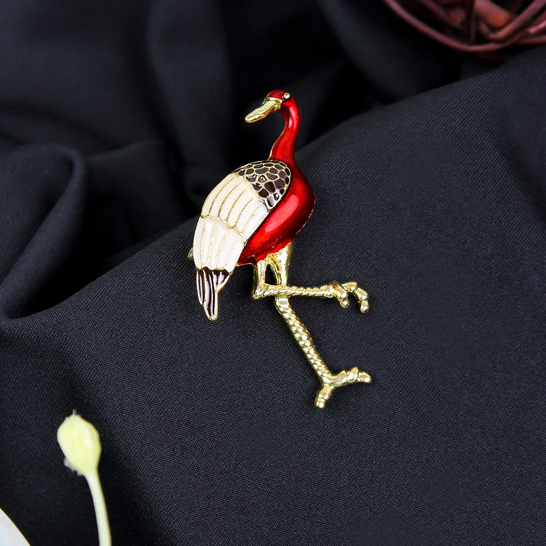 Kavove Feathered Fiesta Multi Colour Brooch