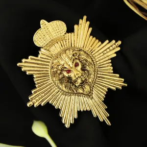 Kavove Lion’s Dominion Golden Colour Lapel Pin