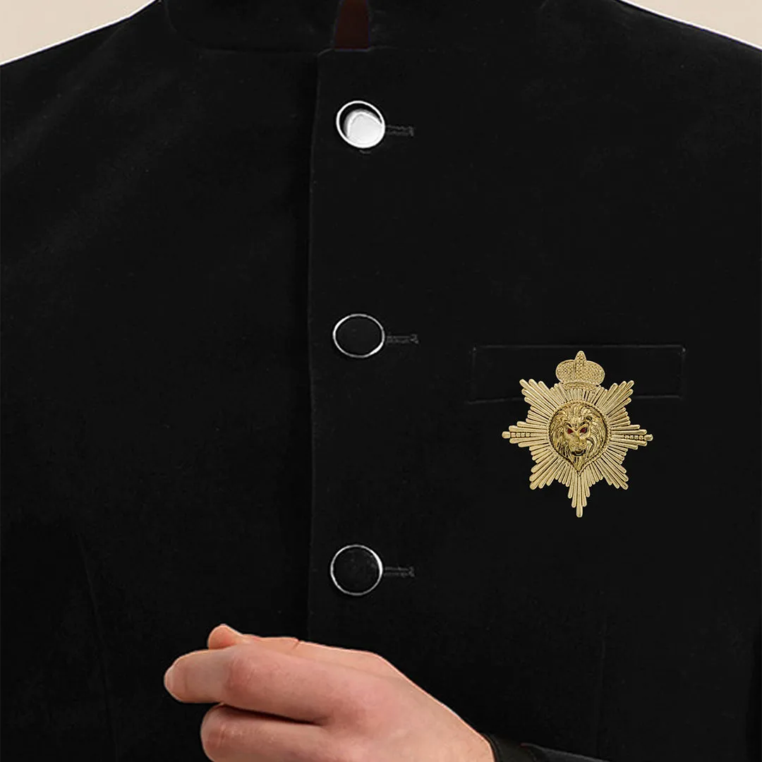 Kavove Lion’s Dominion Golden Colour Lapel Pin
