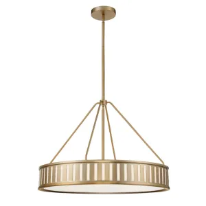 Kendal 6 Light Vibrant Gold Chandelier