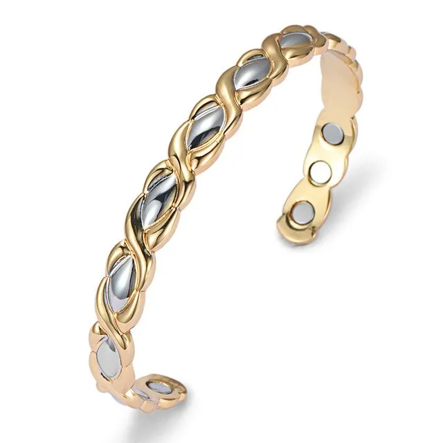 Lady Cuff Healthy Charm Copper Magnetic Bangle-Bracelets