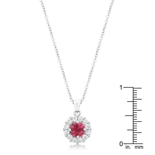 LOVCIA Elegant Bella Bridal Pink Pendant