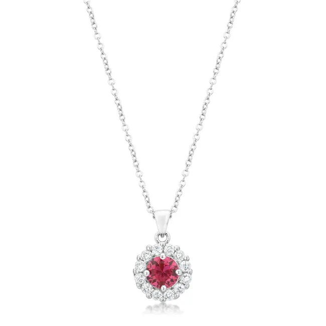 LOVCIA Elegant Bella Bridal Pink Pendant