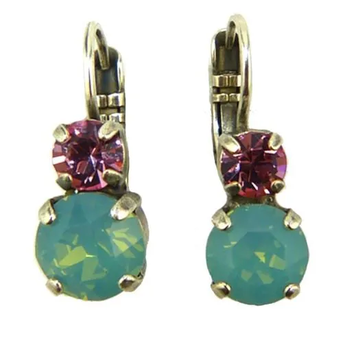 Mariana Handmade Swarovski Crystal Earrings 1190 806 Light Pink Opal