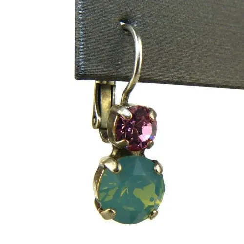 Mariana Handmade Swarovski Crystal Earrings 1190 806 Light Pink Opal
