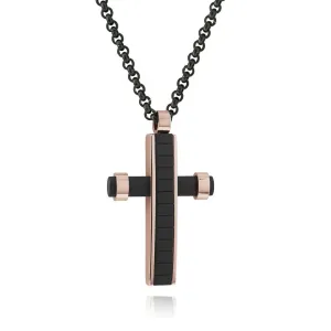 Matte Cross Pendant | Italgem Steel