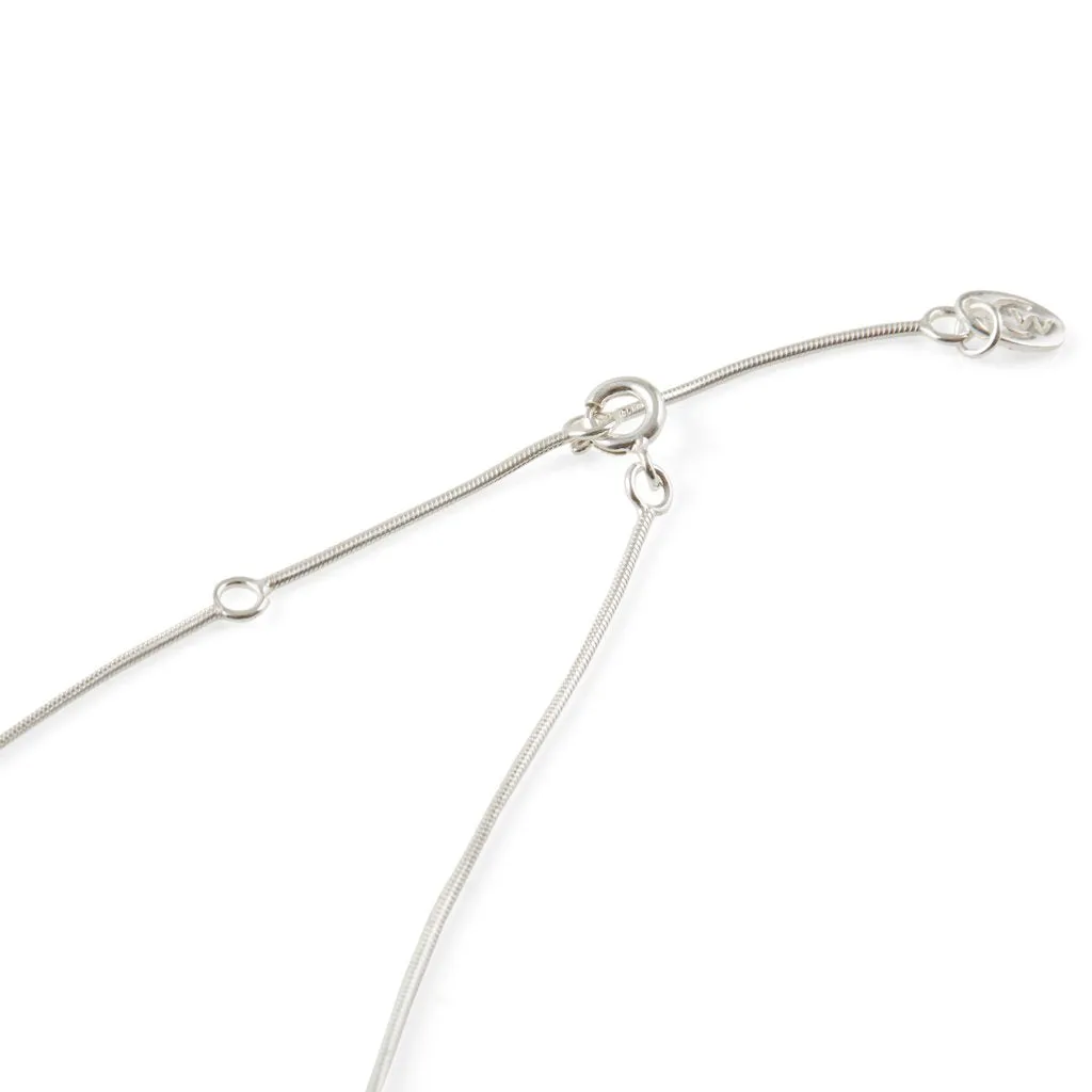 May Birthstone Charm Necklace - Emerald