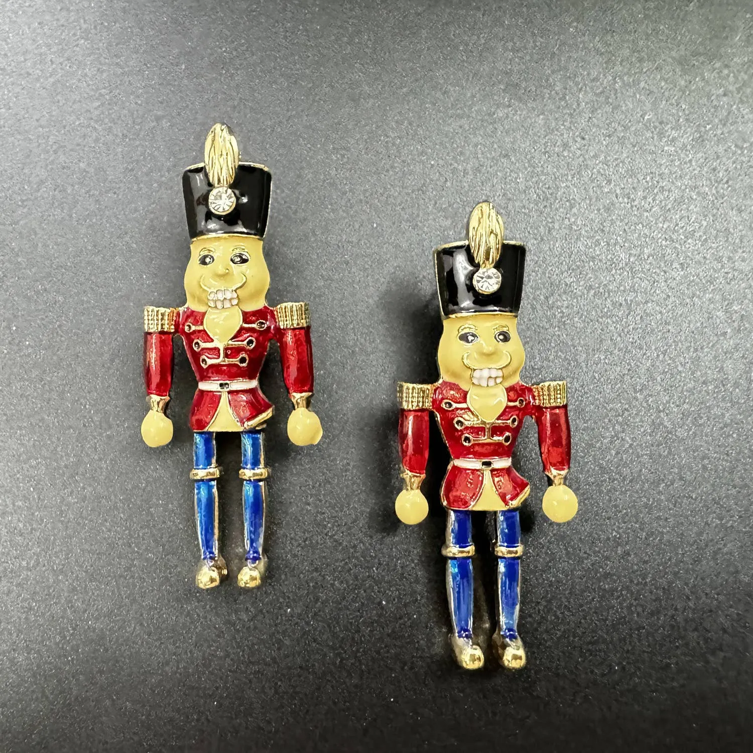 Nutcracker Soldier Alloy Earrings