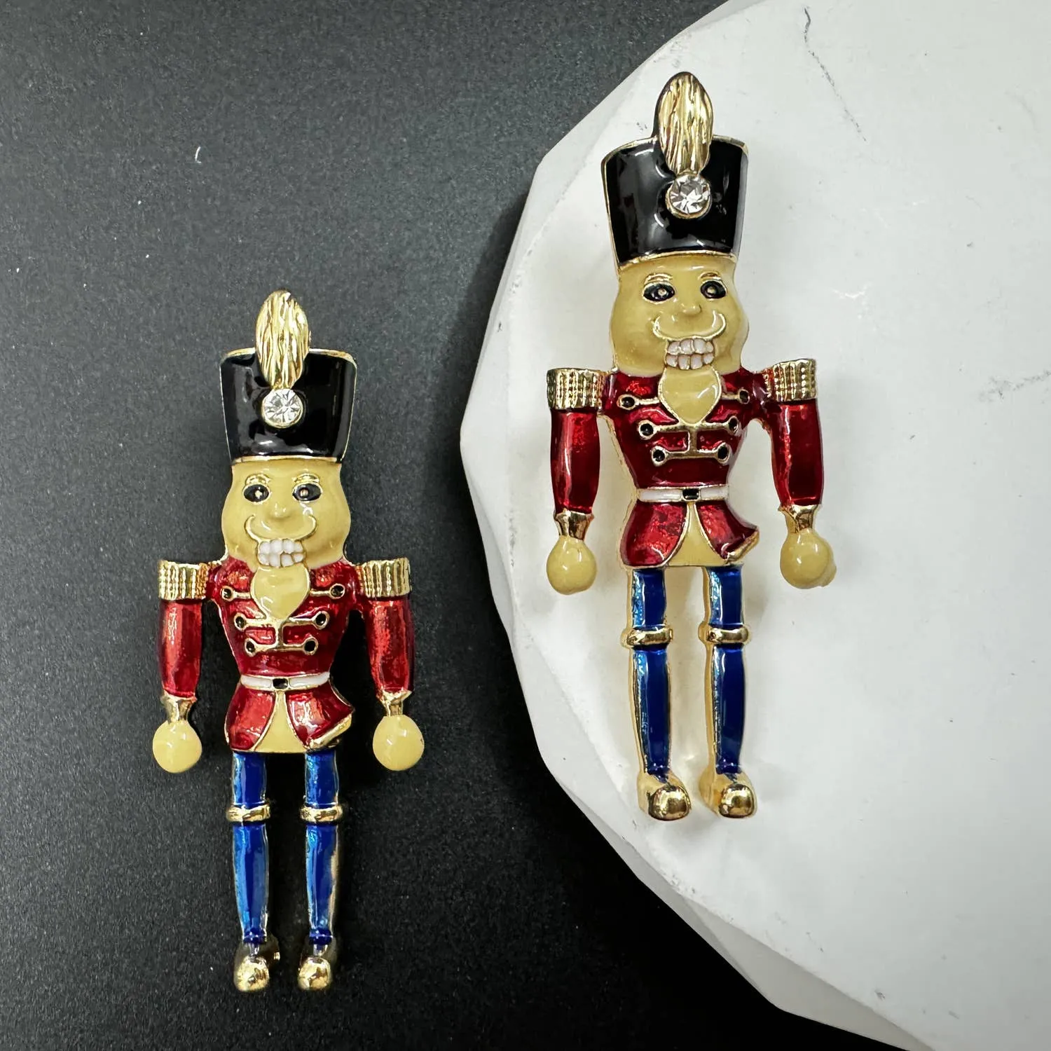 Nutcracker Soldier Alloy Earrings