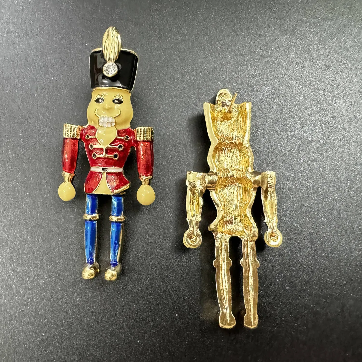 Nutcracker Soldier Alloy Earrings
