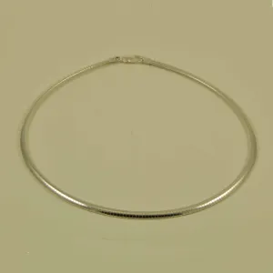 omega 4 mm. necklace