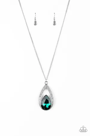 Paparazzi Necklace ~ Notorious Noble - Green