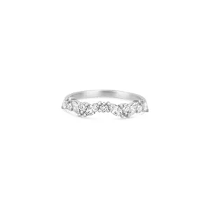 Platinum Diamond Garland Ring