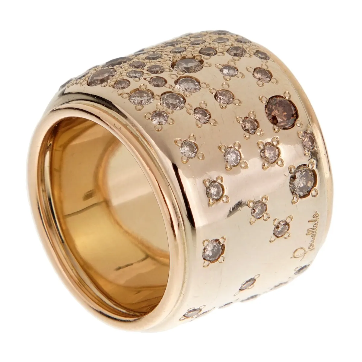 Pomellato Sabbia Diamond Band Gold Ring