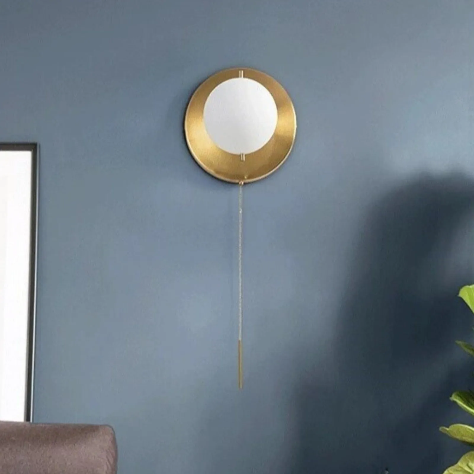 PRIYA Glass Copper Wall Light