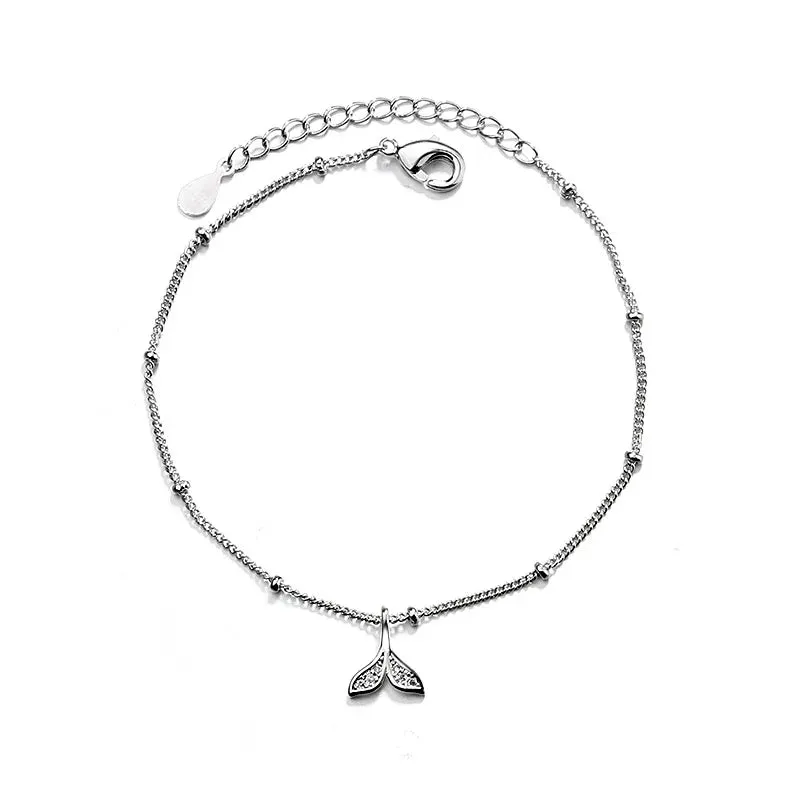 Romance 925 Sterling Silver Double Love Bracelet