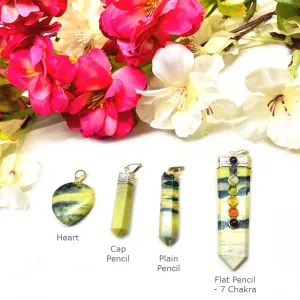 Serpentine Pendants (Chakra Clearing)