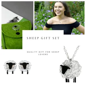Silver Sheep Gift Set
