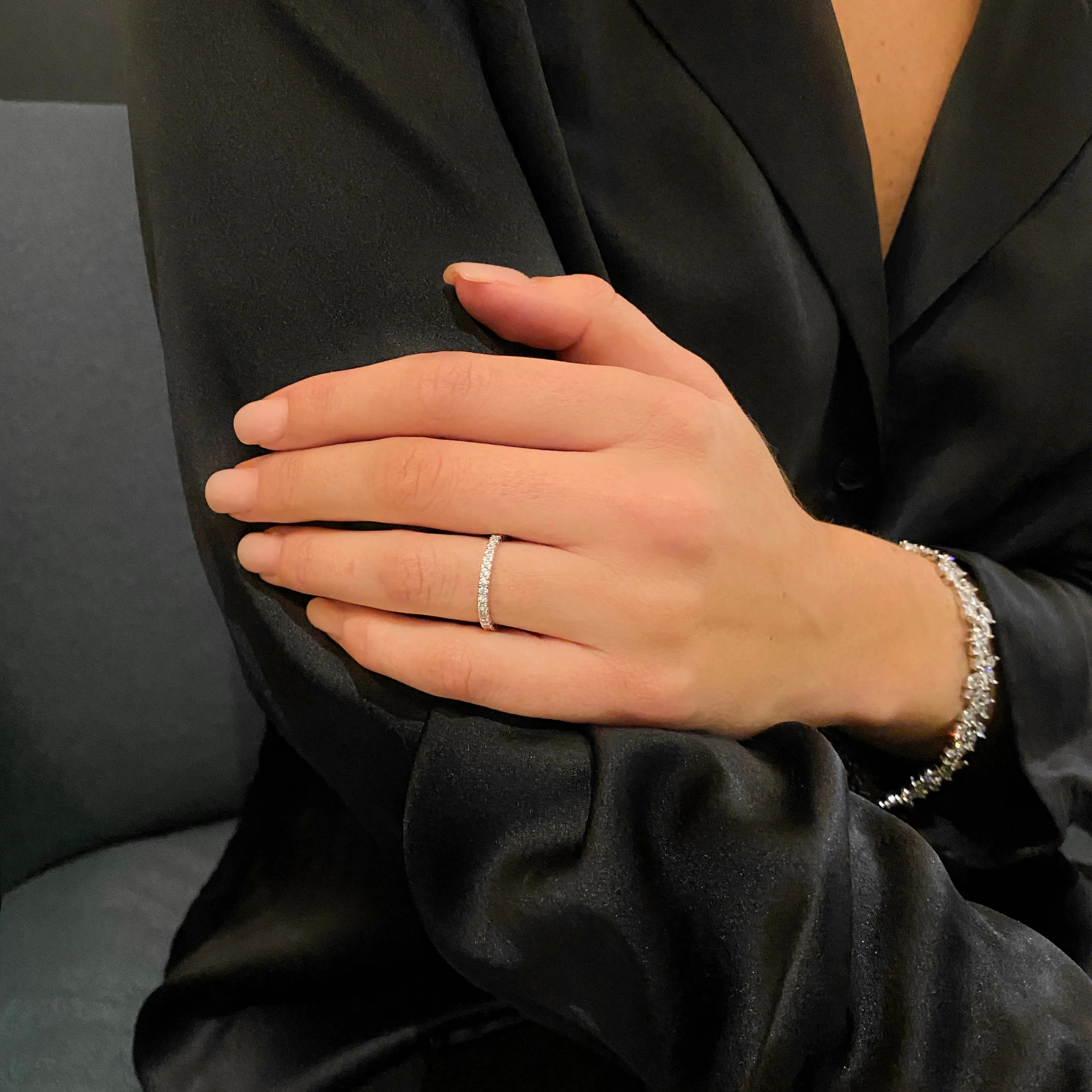 Small Round Brilliant Eternity Ring