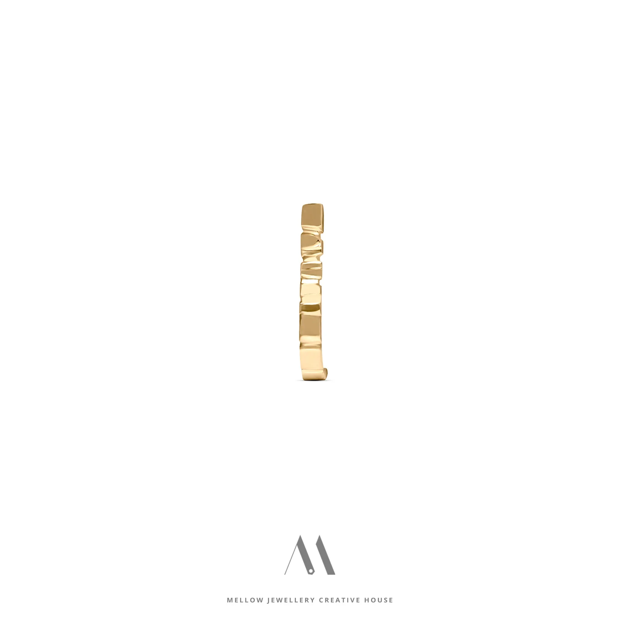 Solid gold earring E3/Au69