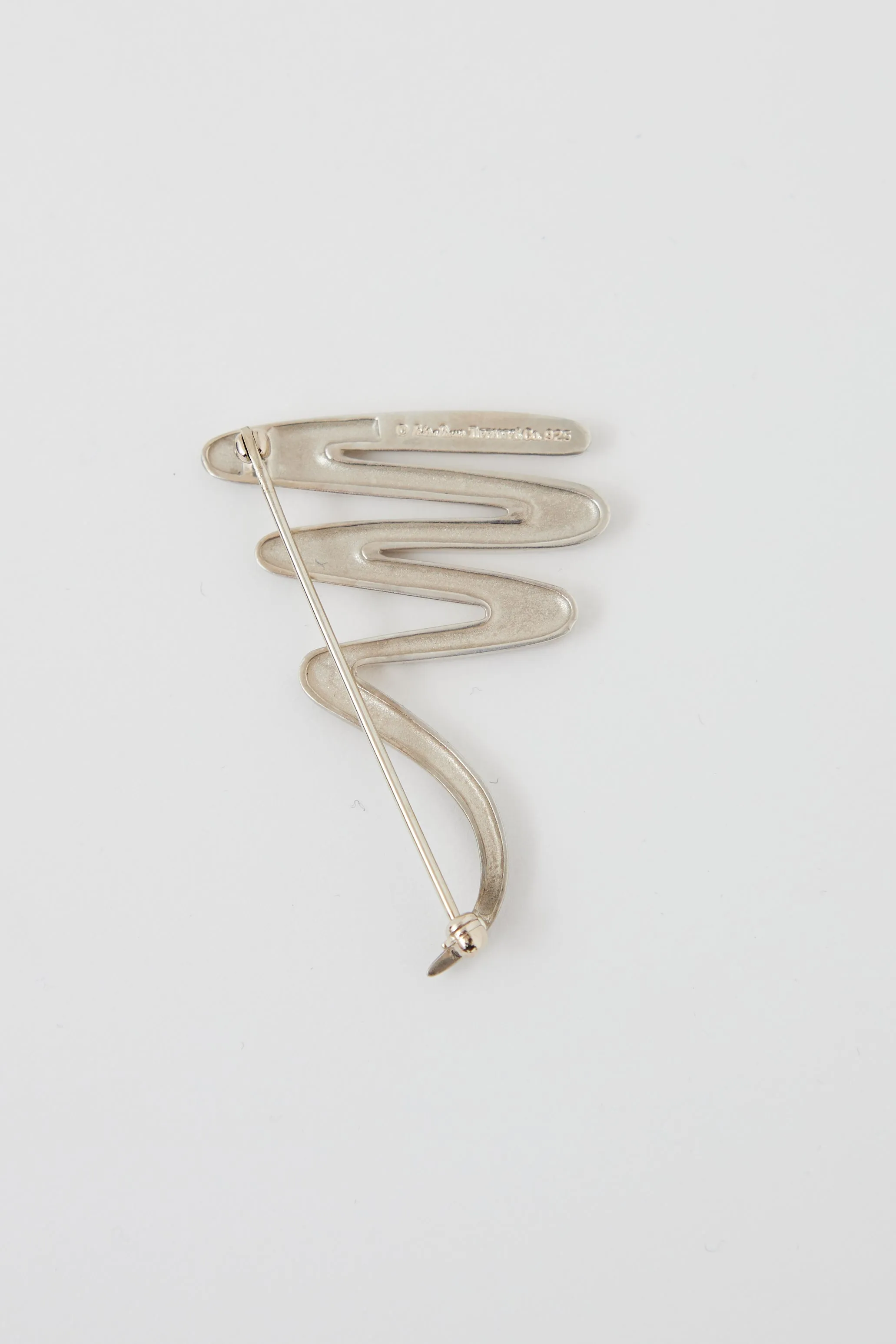 Sterling Silver Scribble Paloma Picasso Brooch