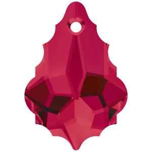Swarovski Pendants Baroque (6090) Ruby