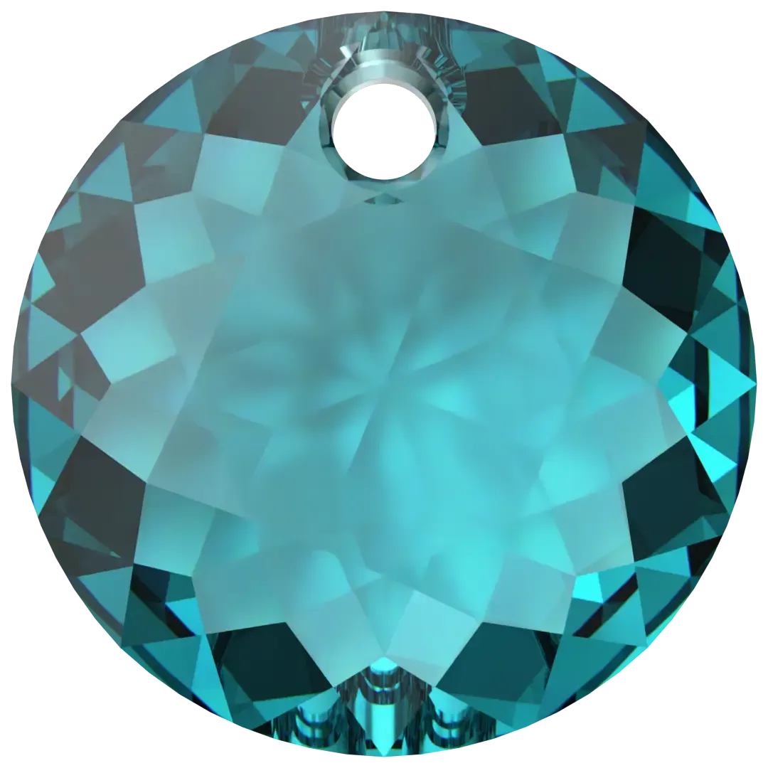 Swarovski Pendants Classic Cut (6430) Blue Zircon