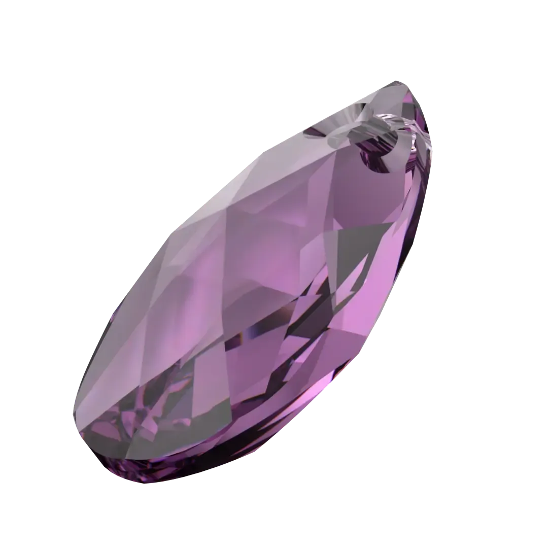 Swarovski Pendants Peardrop (6106) Amethyst