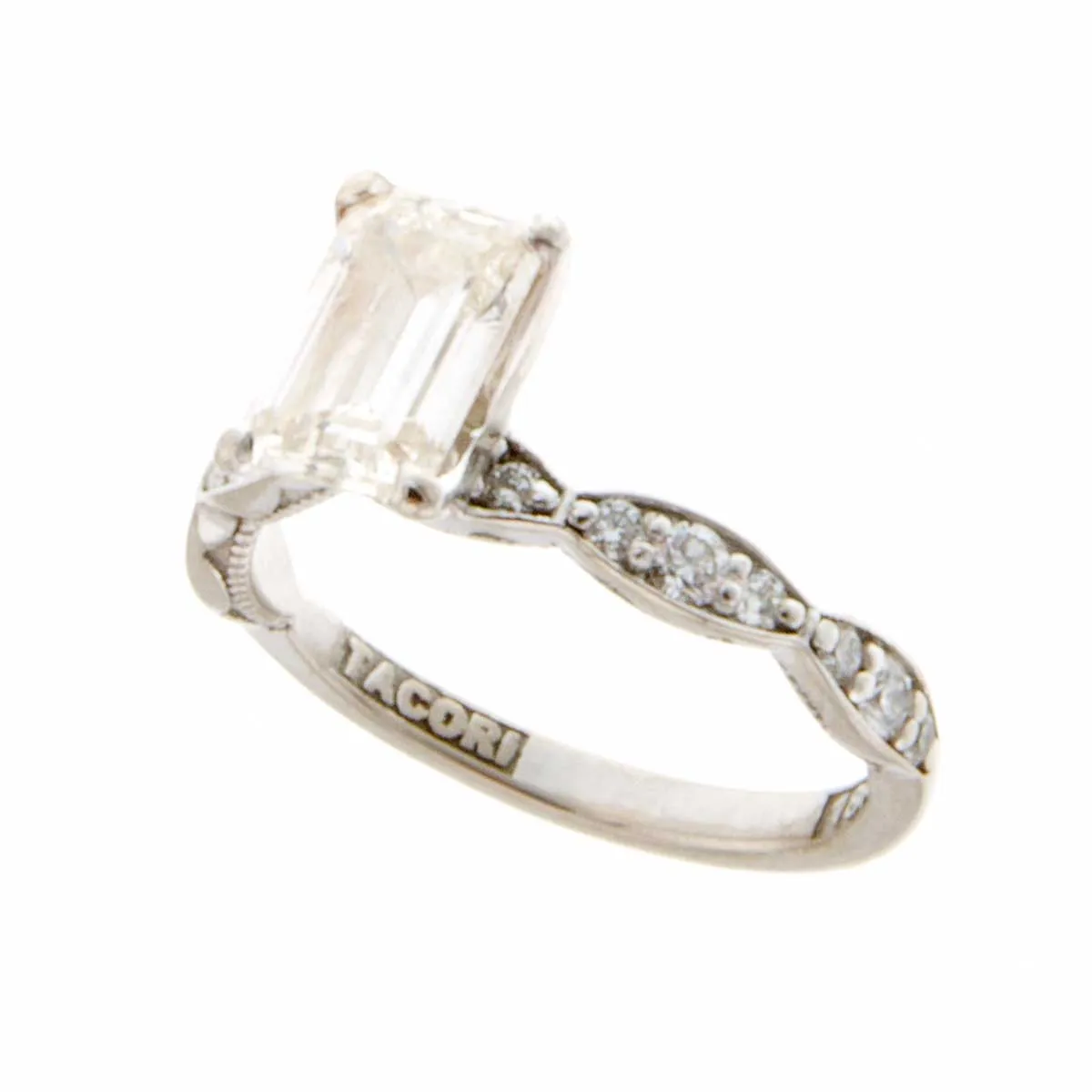 Tacori 1.58ct Diamond Bridal Set in 18kt