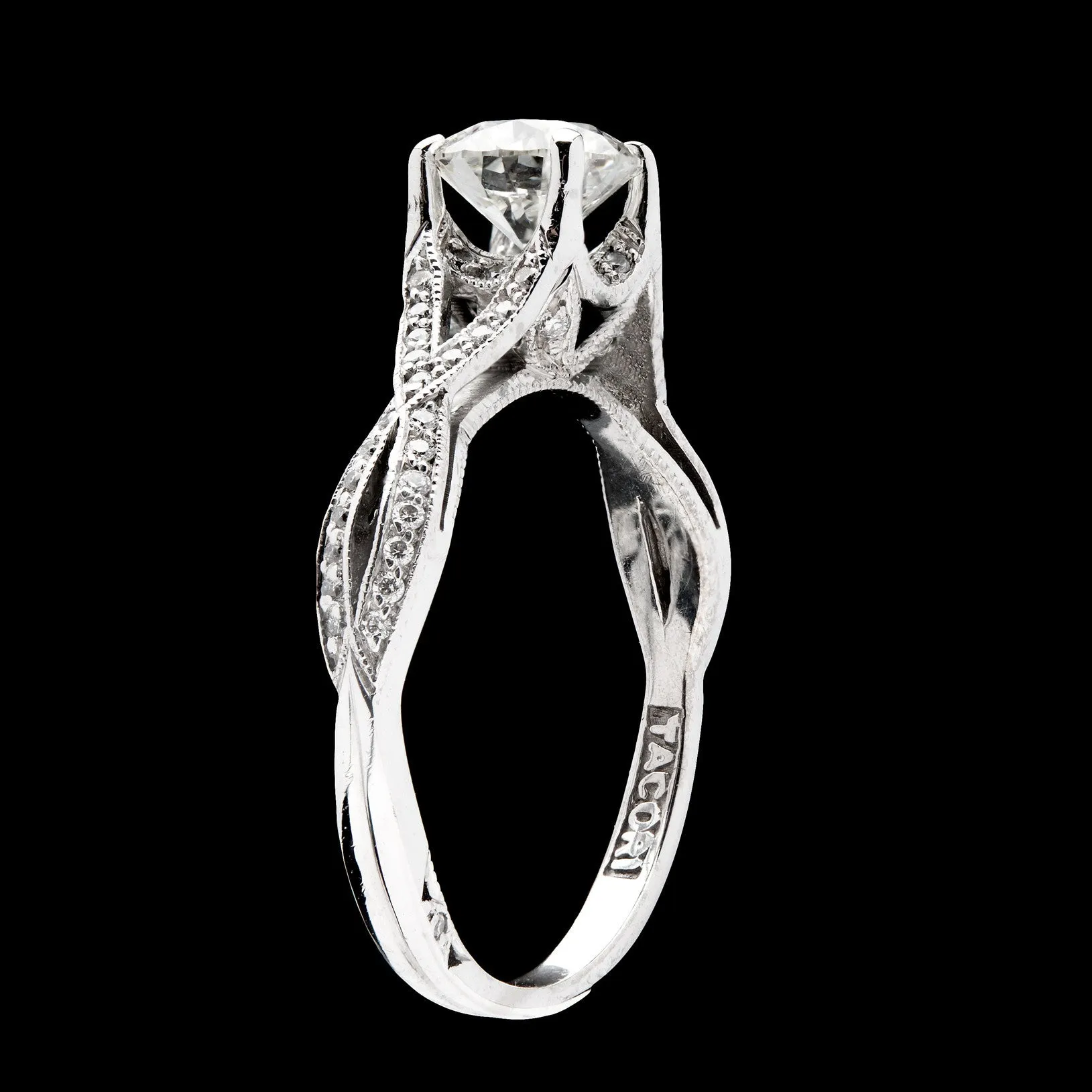 Tacori GIA 1.02 Carat Diamond Engagement Ring