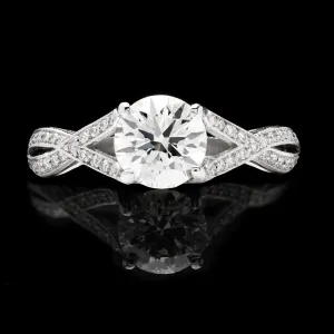 Tacori GIA 1.02 Carat Diamond Engagement Ring
