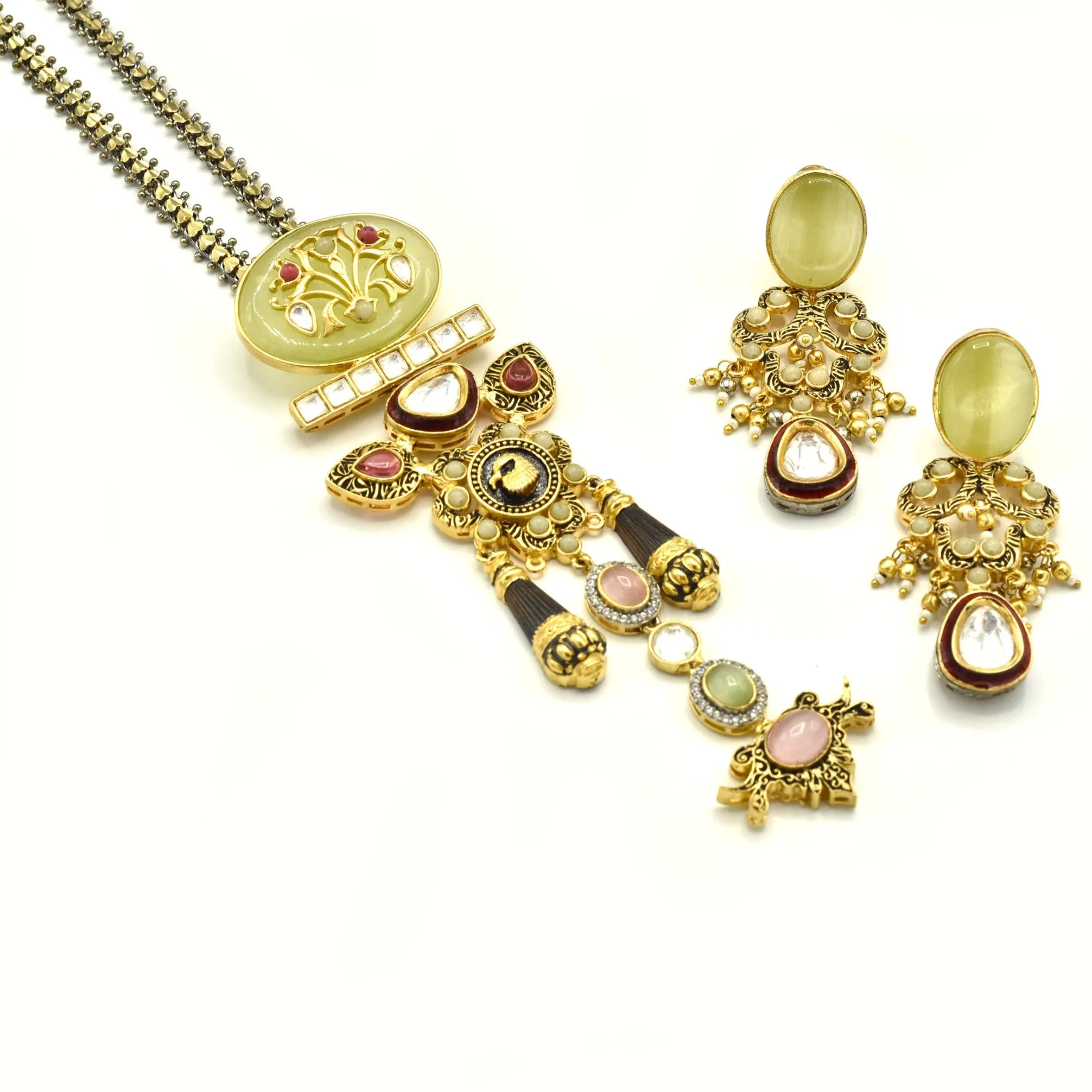 Tanishka Multicolor Pendant Necklace