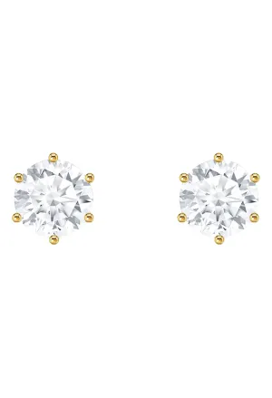 Thomas Sabo Brilliant Cut Cubic Zirconia Stud Earrings Sterling Silver Gold Plated