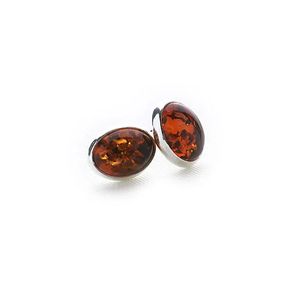 Timeless Amber Flame Studs (E18031)