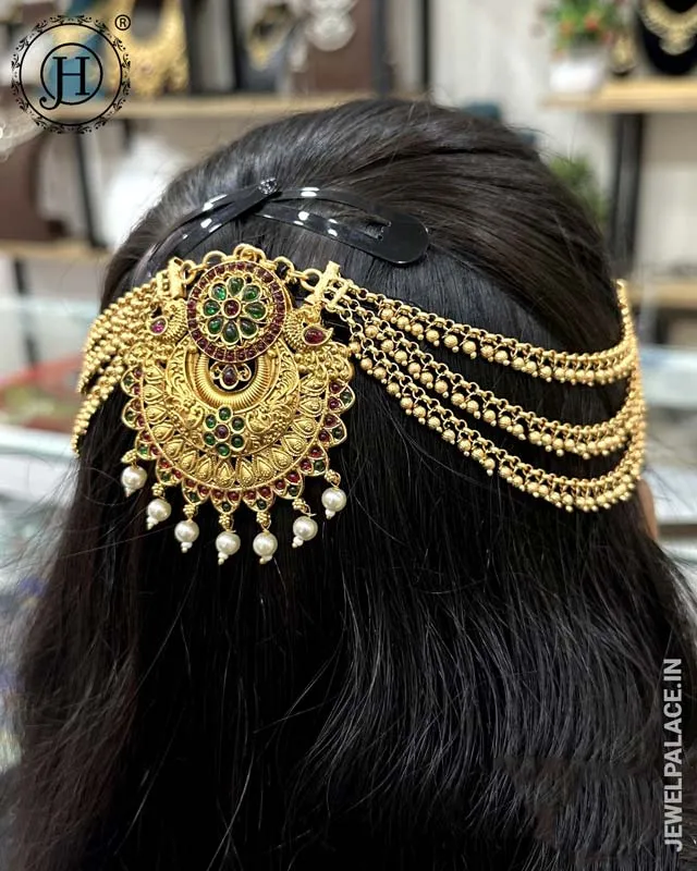 Traditional Choti Jadai Billai With Mattal JH4972