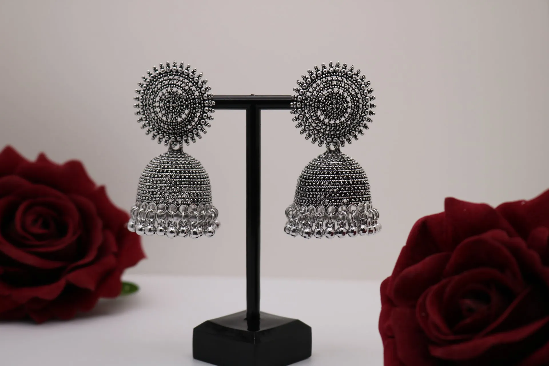 Traditional Silver Jhumki Earring