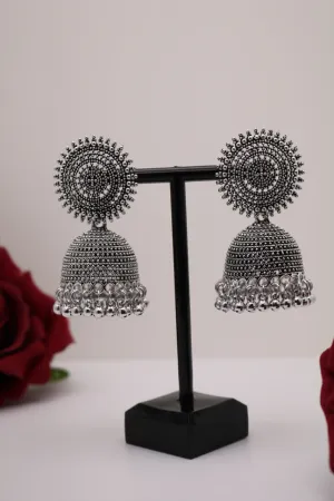Traditional Silver Jhumki Earring