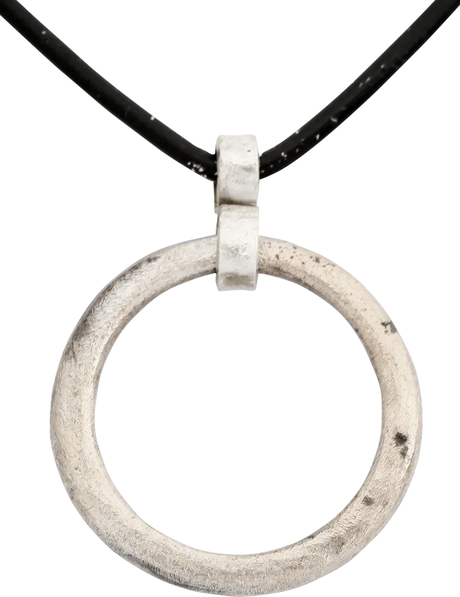 VIKING PROTECTIVE BROOCH NECKLACE, C.850-1050 AD
