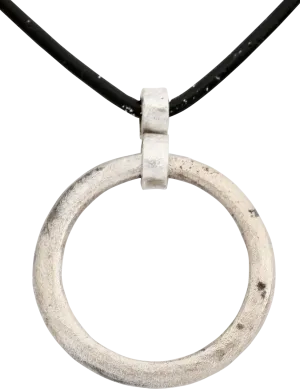 VIKING PROTECTIVE BROOCH NECKLACE, C.850-1050 AD
