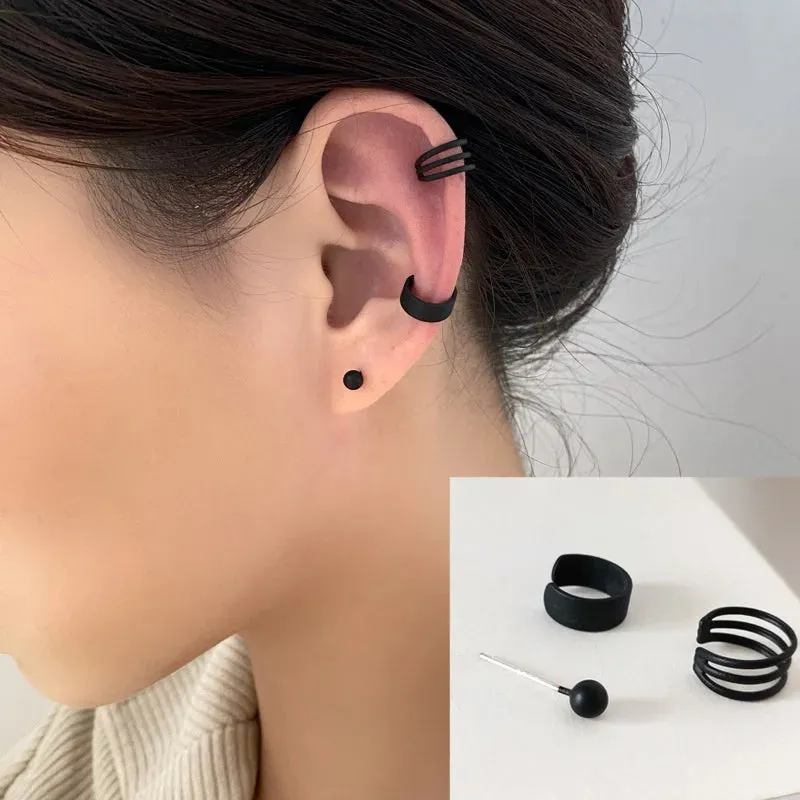 Vintage Leaves Ear Cuff Set