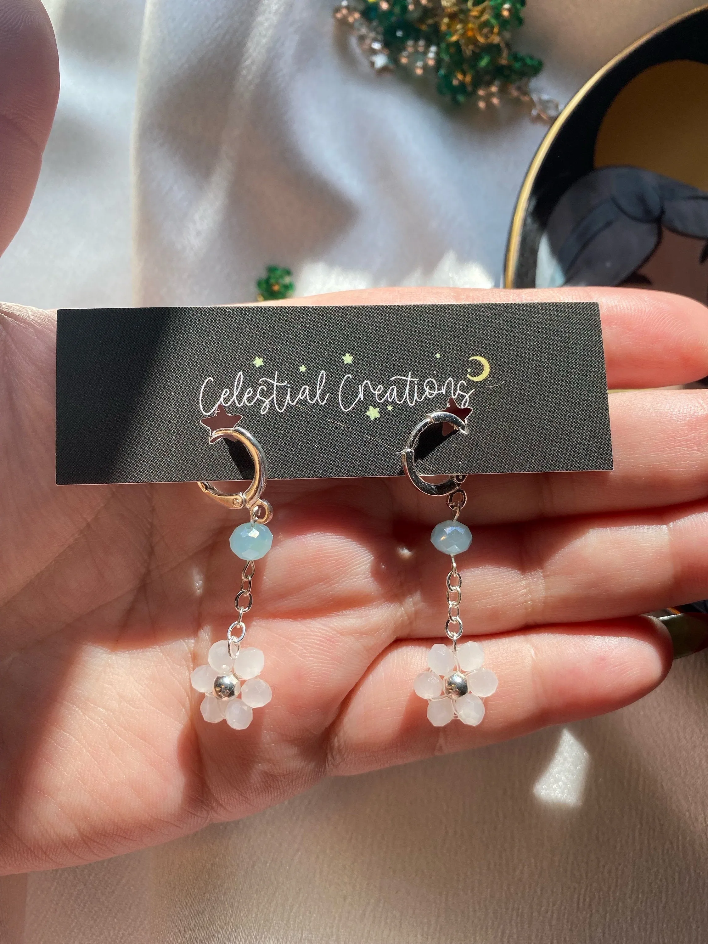 Winter Frost Bracelet and Earrings Jewelry Set